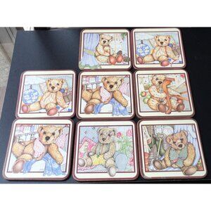 Pimpernel Coasters Teddy Bear Garden Tools Christmas Sewing Room